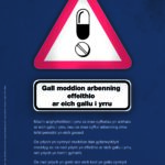 Gall moddion arbenning effeithio ar eich gallu i yrru