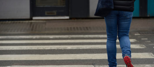 crossing a zebra crossing