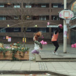 Pink Kittens - children playing basketball and skipping in the street
