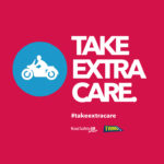 Take extra care motorcycle