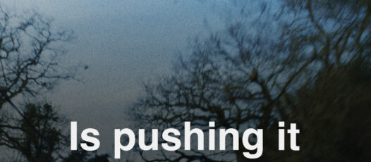 Picture of a rural road with the text 'Is pushing it worth it?' and the THINK! logo